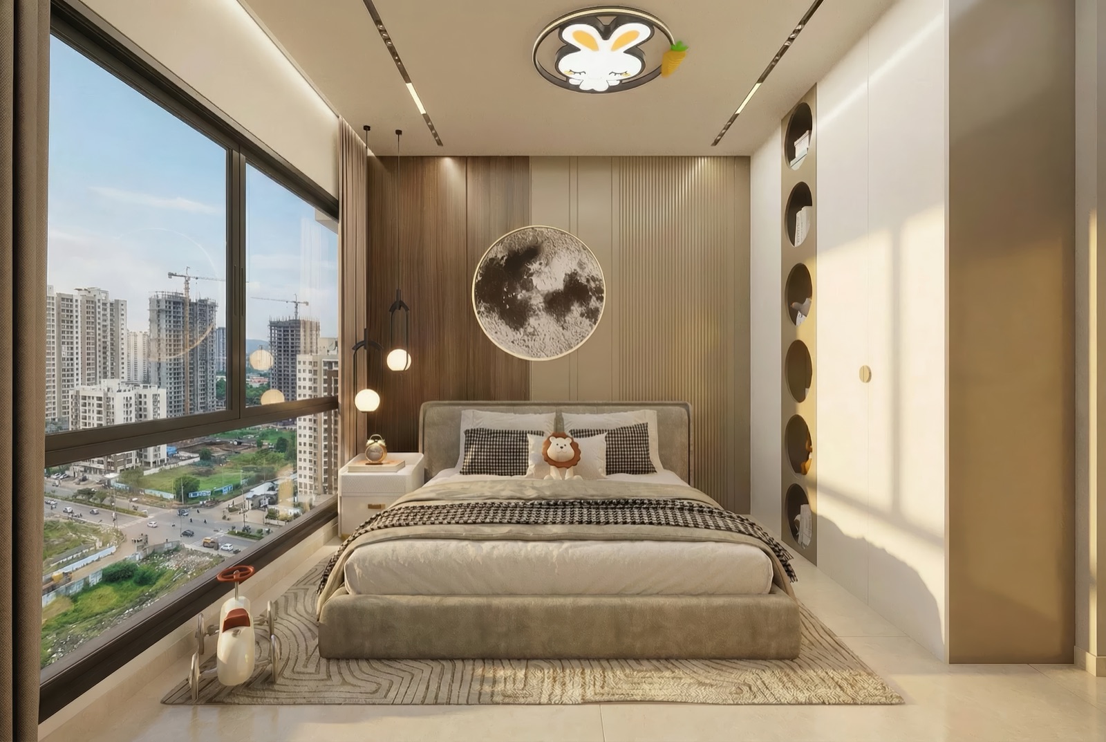 Legacy Ekam kids bedroom interior — playful, bright and thoughtfully planned