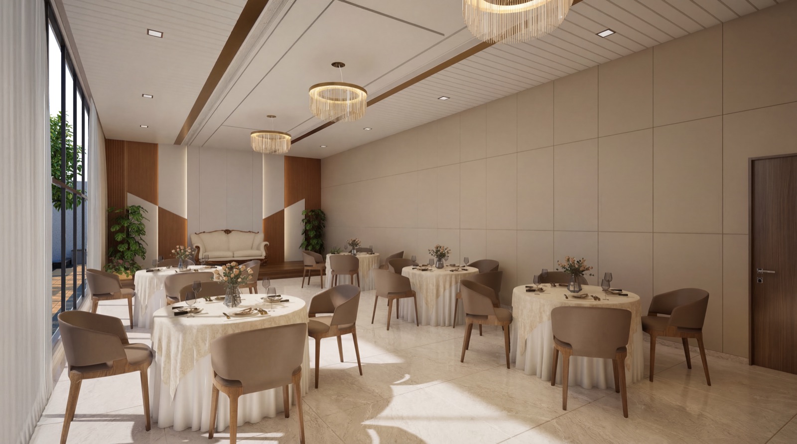 Celebration Hub — air-conditioned multipurpose hall at Legacy Ekam for events and gatherings